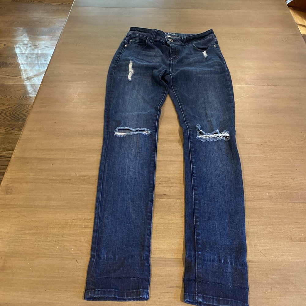 DL1961 Instasculpt Womens Jeans Size 26 Florence Skinny Ankle Distressed